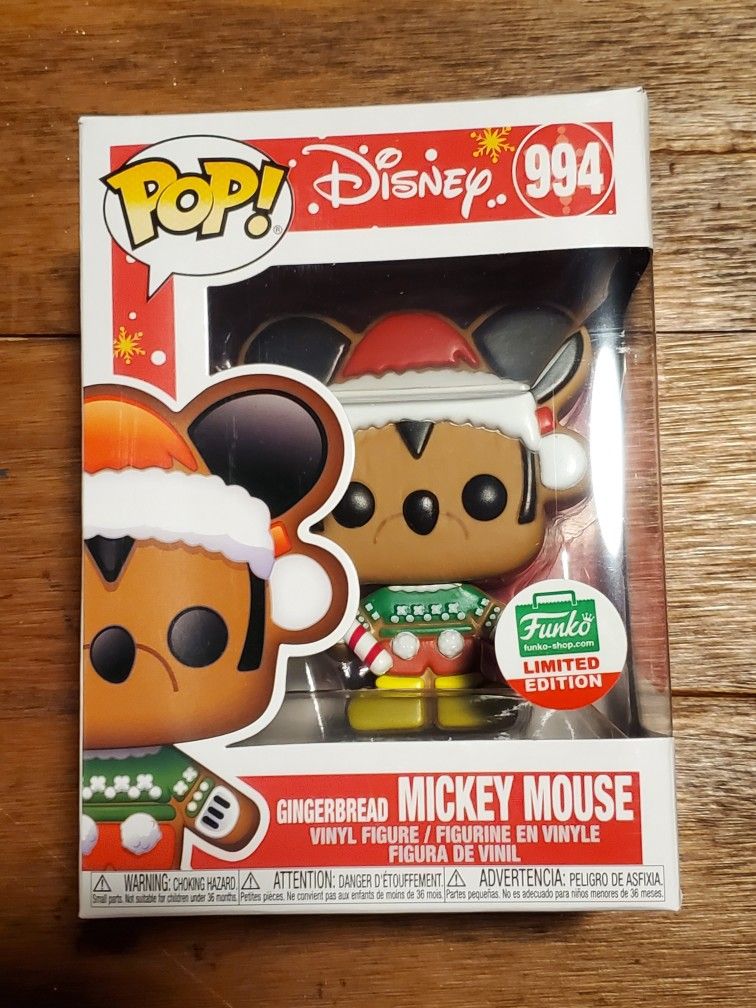 Gingerbread Mickey Mouse Limited Edition Funko Pop