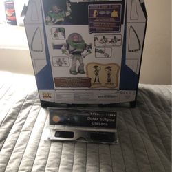 Buzz light-year space ranger with a pair of solar glasses $25