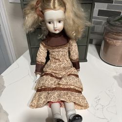 Vintage Porcelain Doll