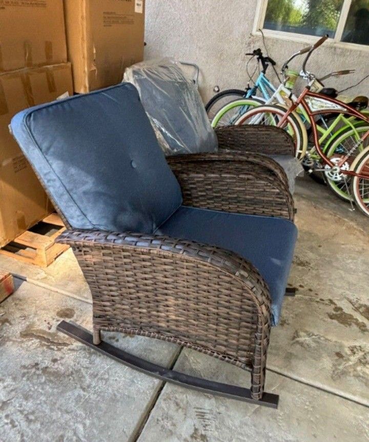 Patio Rocking Chairs Brand New Patio Chair Set Patio Outdoor Furniture π