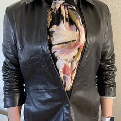 Jones NY Ladies Leather Jacket
