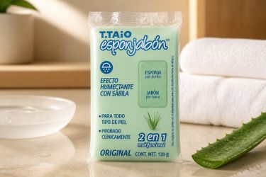 Esponjabon de aloe vera sabila
