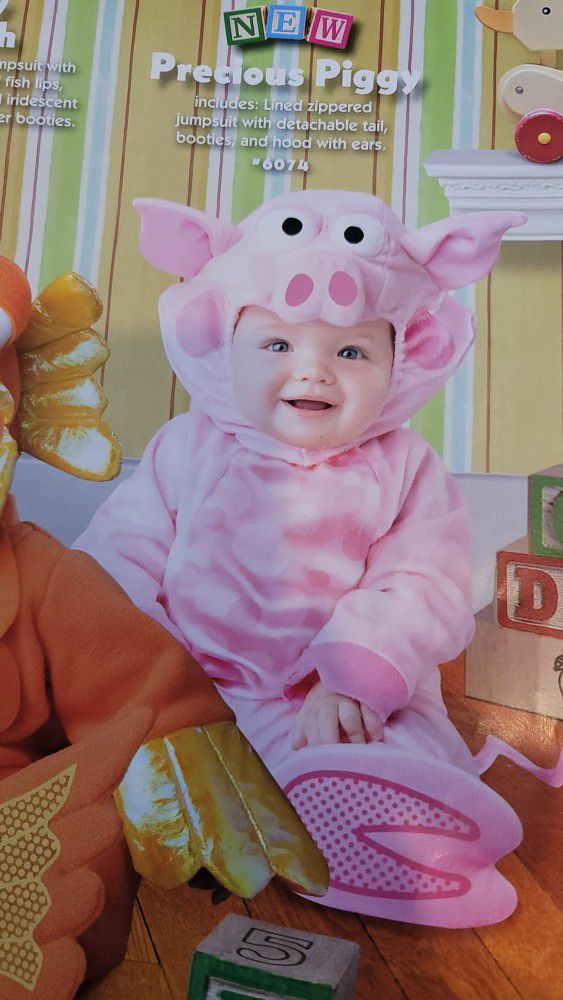 Infant precious piggy Halloween costume.