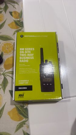 Motorola RM Series On-Site Two Way Business Radios Motorola RMU 2080d