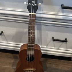 Luna Concert Tattoo Ukulele UKE TC MAH