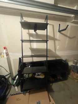 Black wall Mount shelves unit!