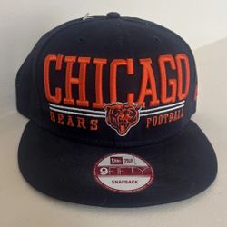 Chicago Bears New Era Hat 9fifty Cap NFL Snapback Hat Adjustable - New with Tags
