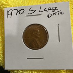 US coin 1970 SLincoln penny
