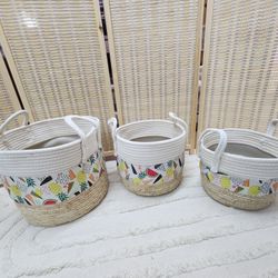 3 Storage Organizer Basket Home Decor Basket