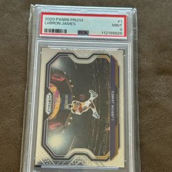 LeBron James Prizm Psa 9 