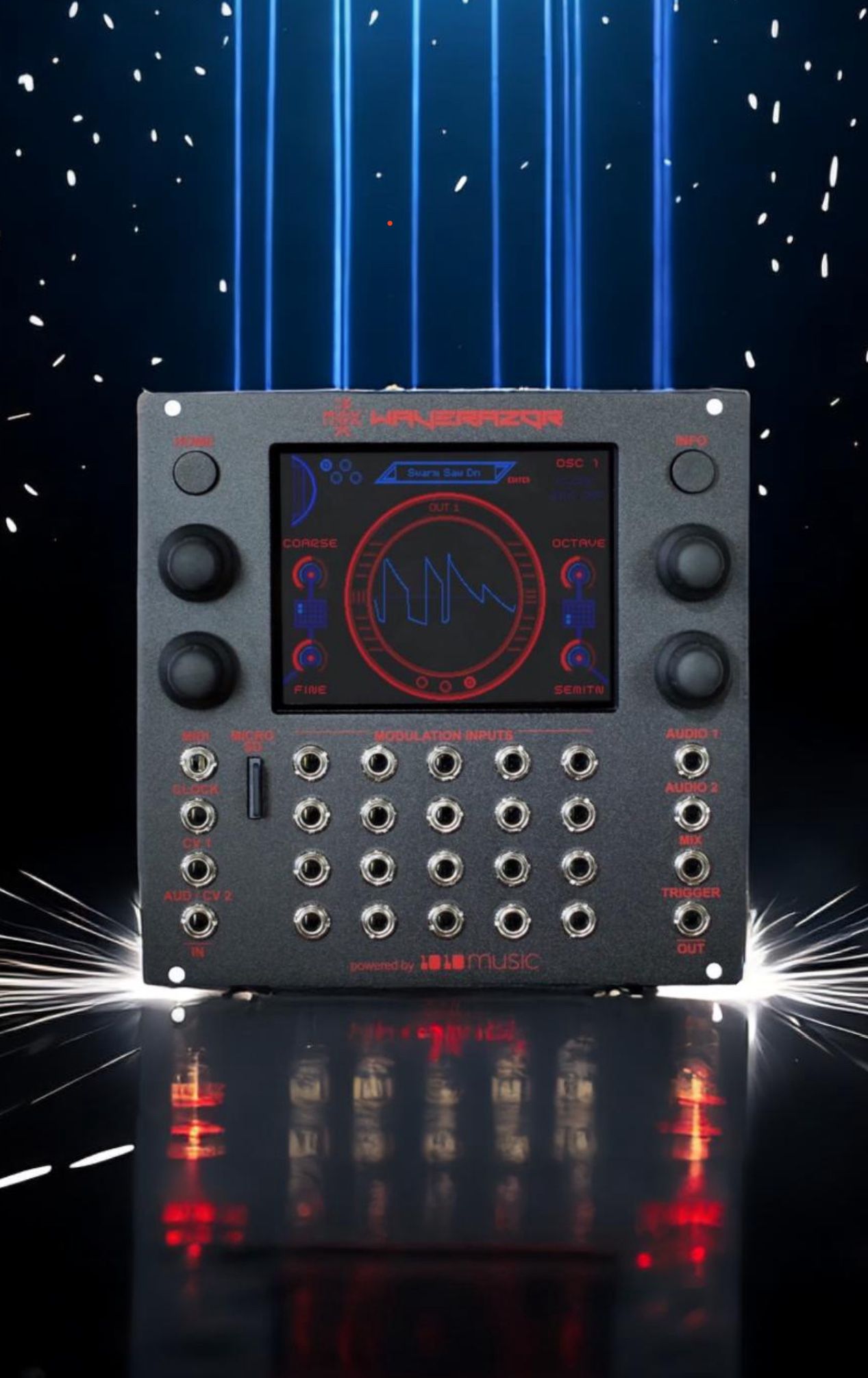 MOK / 1010 Music Waverazor Dual Oscillator Eurorack Module