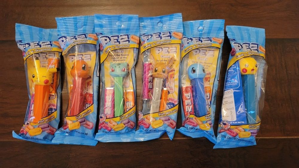 PEZ Candy Dispenser Pokemon Set