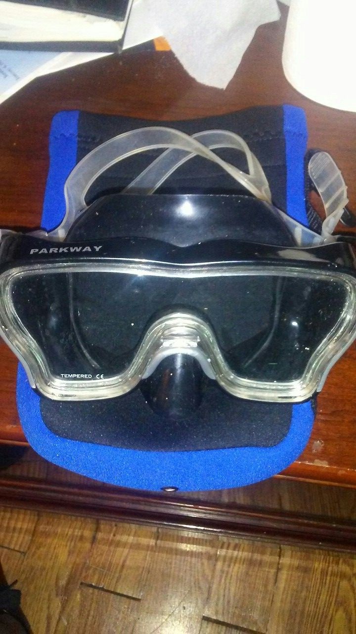 Parkway tempered scuba goggles