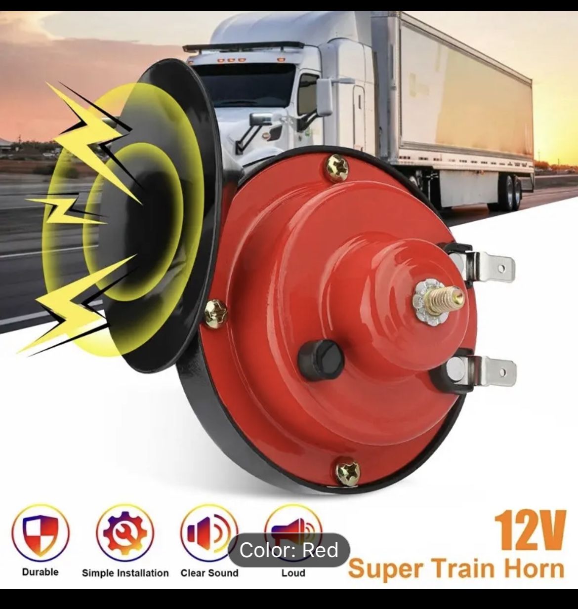 Loud Train Horn For Car Or Boat