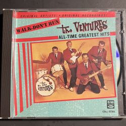 The Ventures Walk-Don’t Run CD 1989 All-Time Greatest Hits Surf Rock EMI Capitol