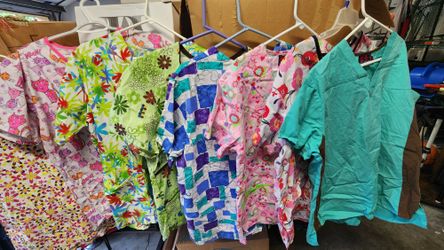 Nurse Scrubs Tops