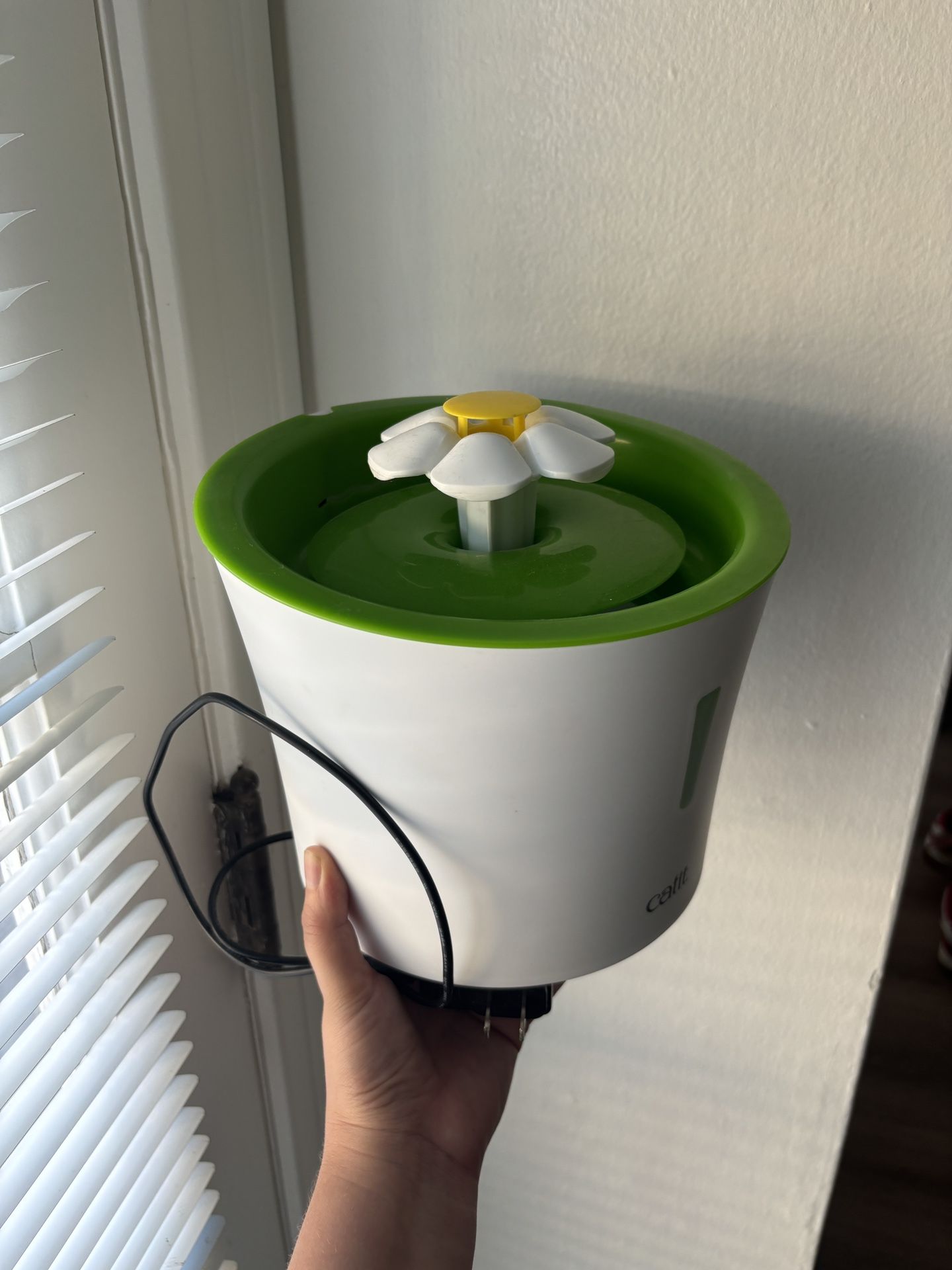 Kitty Flower Water Fountain