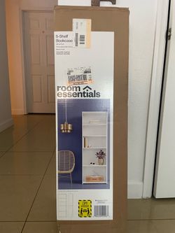 5-shelf bookcase