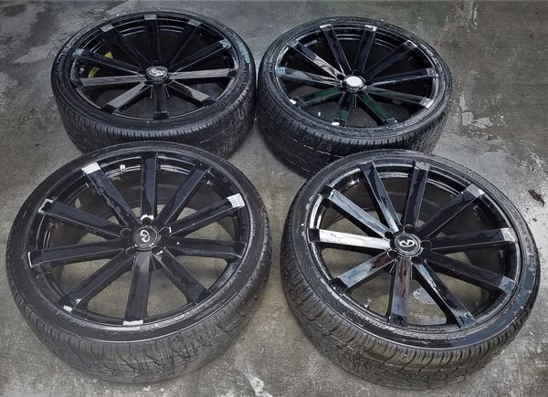 INFINITI EX35 FX35 22" INCH WHEELS RIMS WITH TIRES SUV