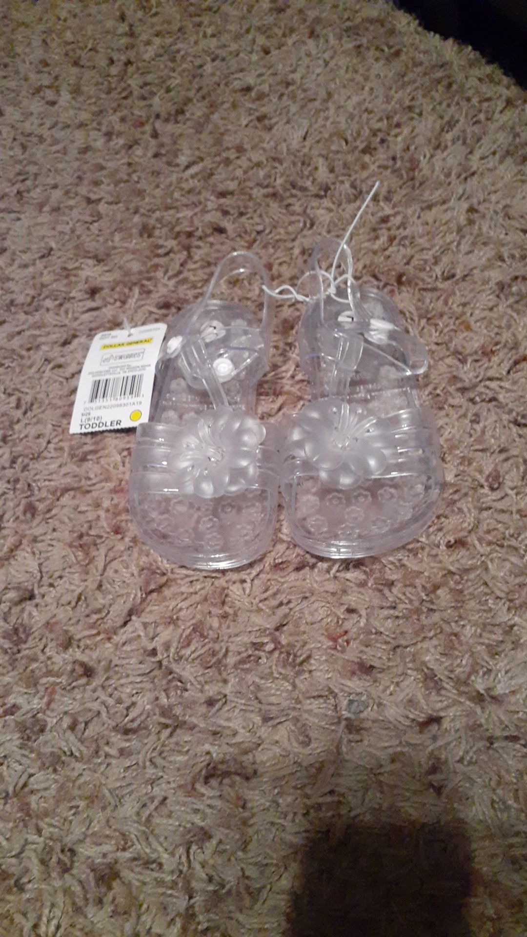 Nwt Toddler Clear Jellies Size 7