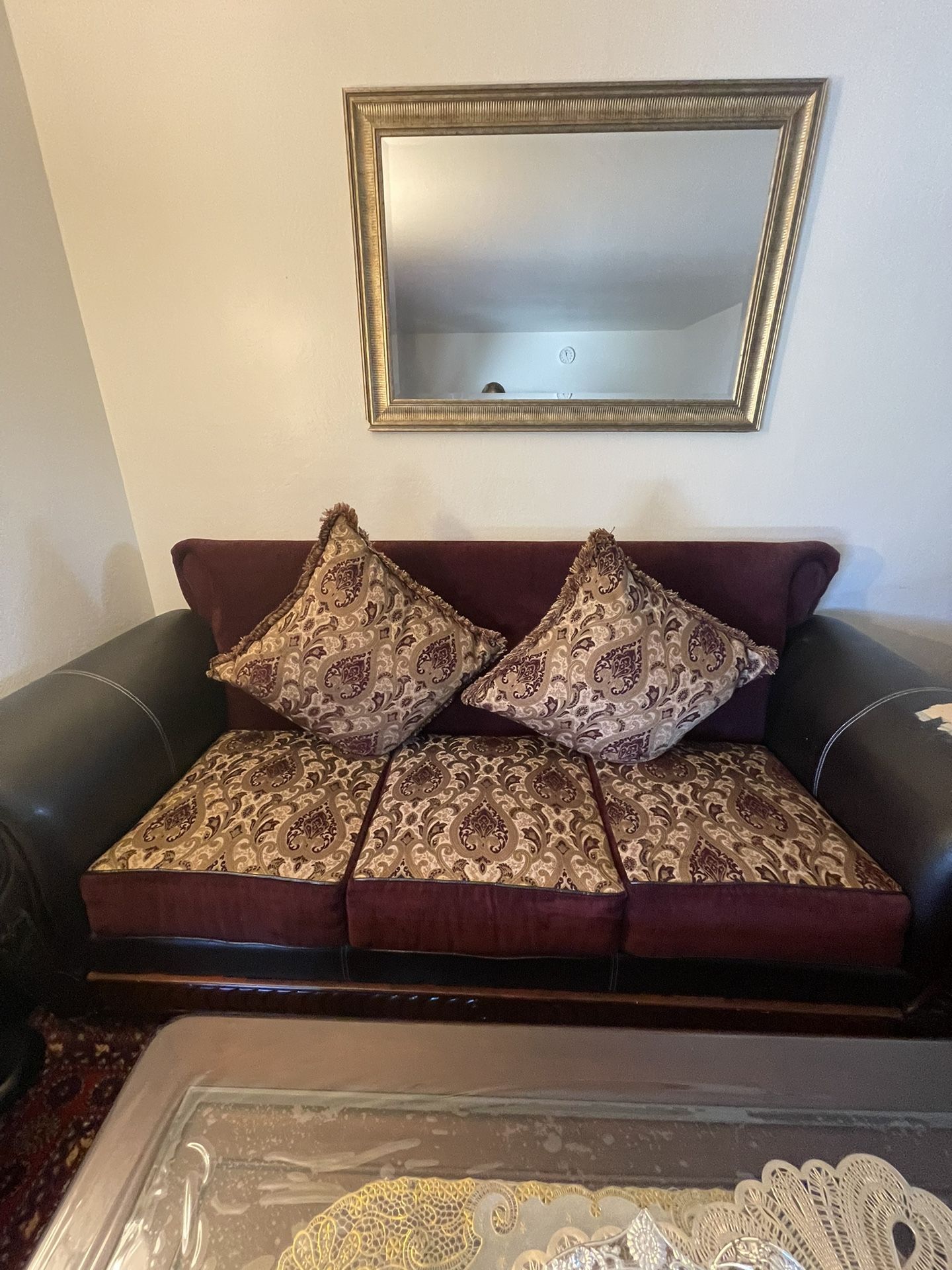 Turkish Couch/ Single Theater Couch, Leather