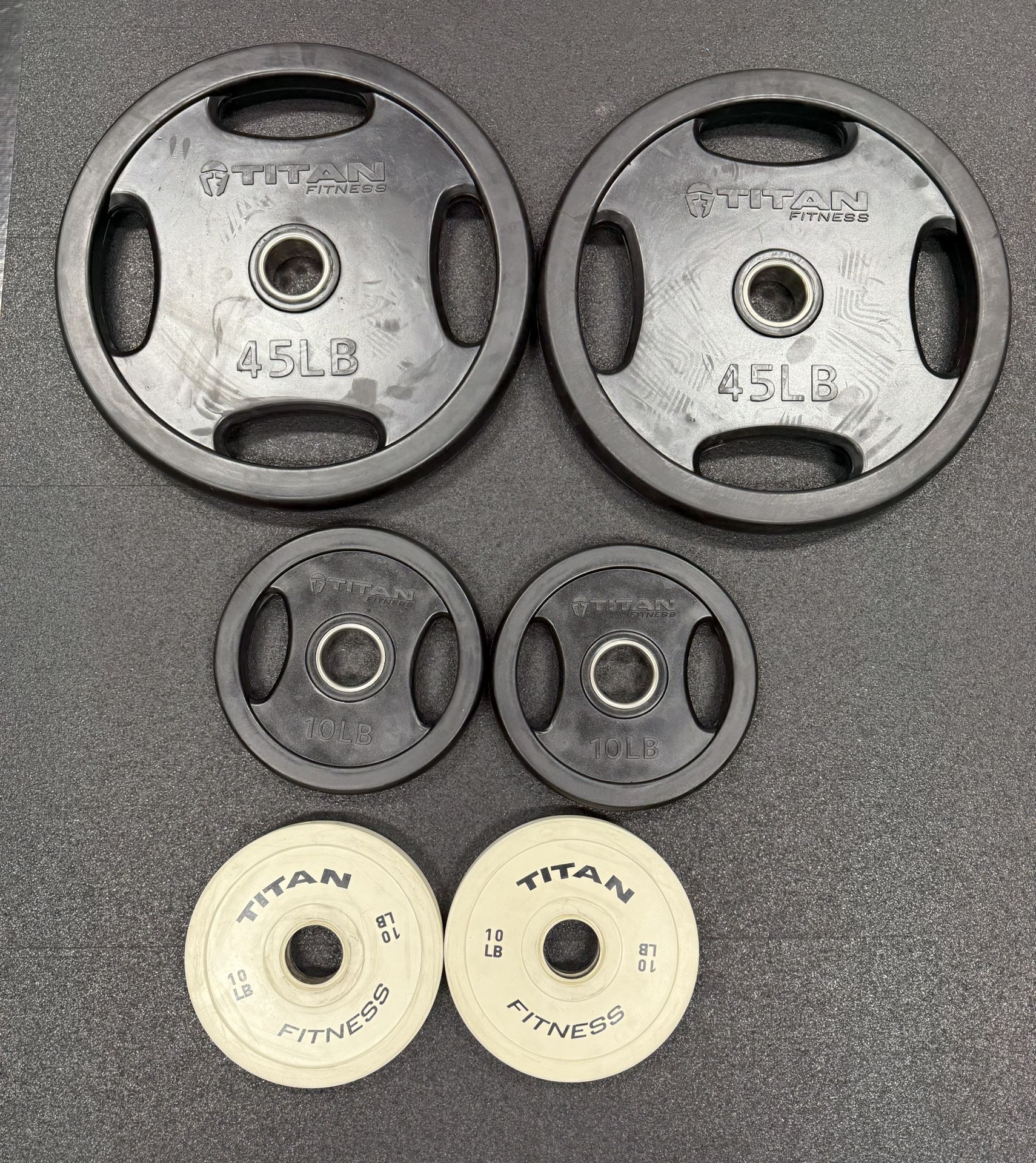 Titan Fitness Weight Plates. 