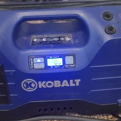 Kobalt Dual Power Portable Tire Inflator Compressor KL12120 AC/DC 12V / 120V