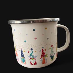 Holiday Gnome Enamel Camp Mug