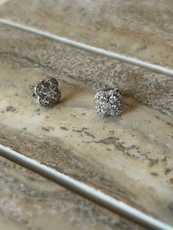 Moissanite s925 clover earrings