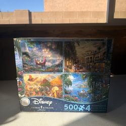 Thomas Kinkade Disney Puzzle Set