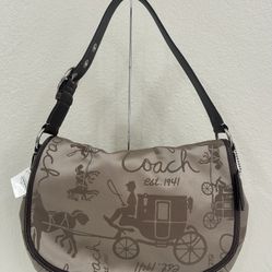 Vintage Signature Coach Flap Purse/Bag