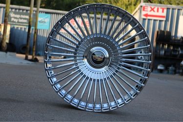 Cadillac Chrome Spoke Hubcap Wheel Cover