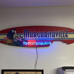Margaritaville Neon Surfboard