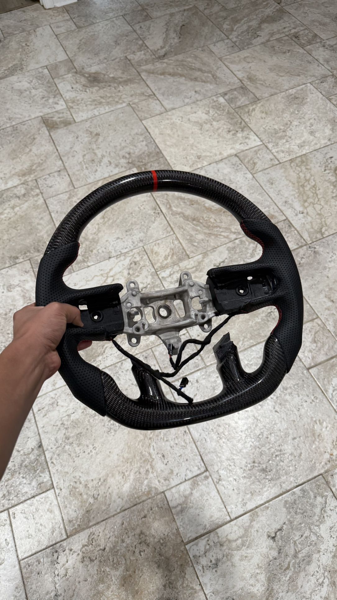 2019-2024 Ram 1500 Carbon Fiber Steering Wheel