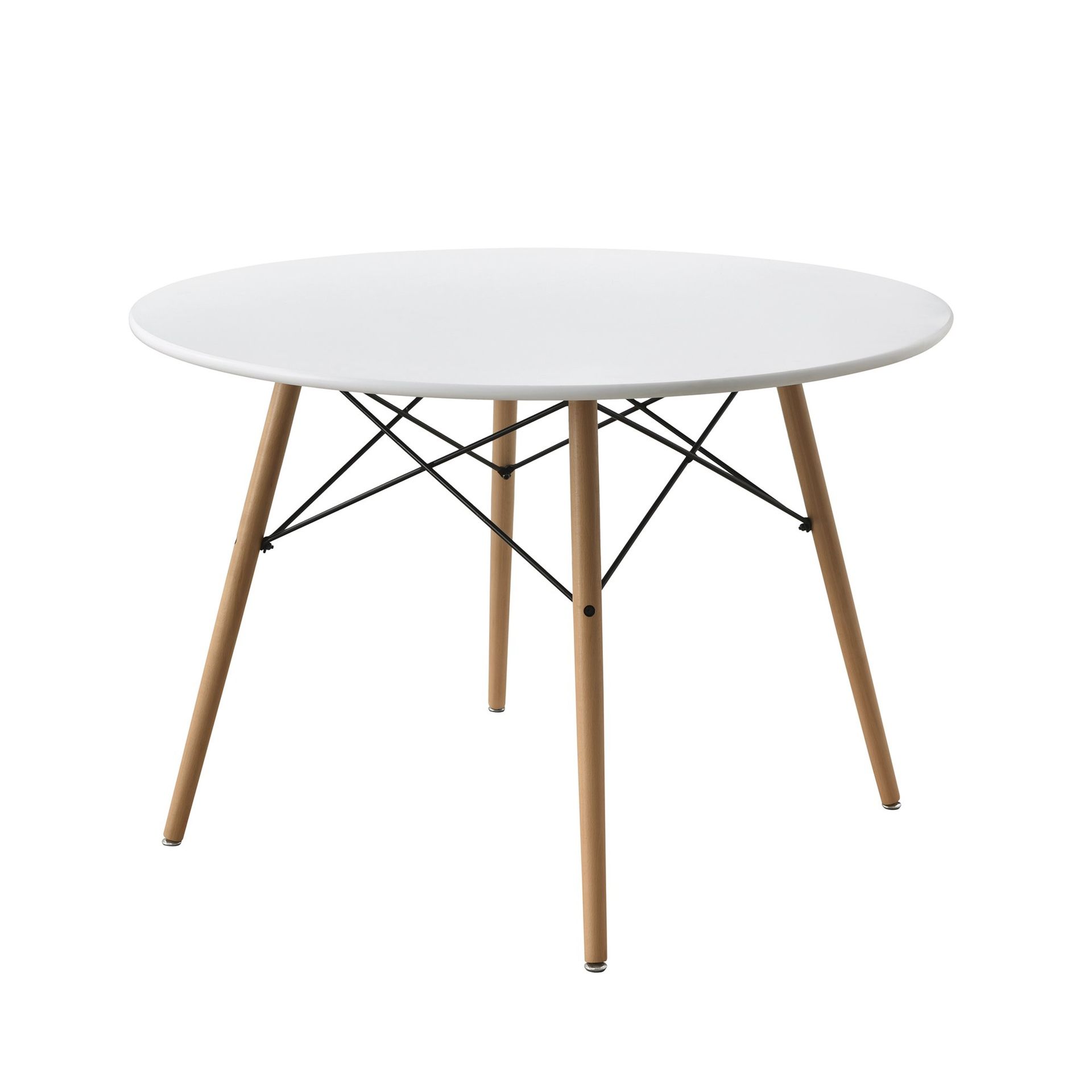 Mid Century Modern Round Table, Dining, Breakfast Nook