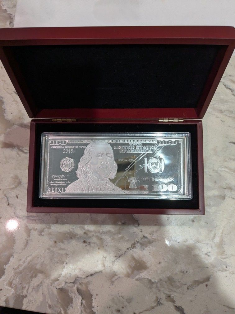 2015 GOVMINT $100 Silver Proof Coin