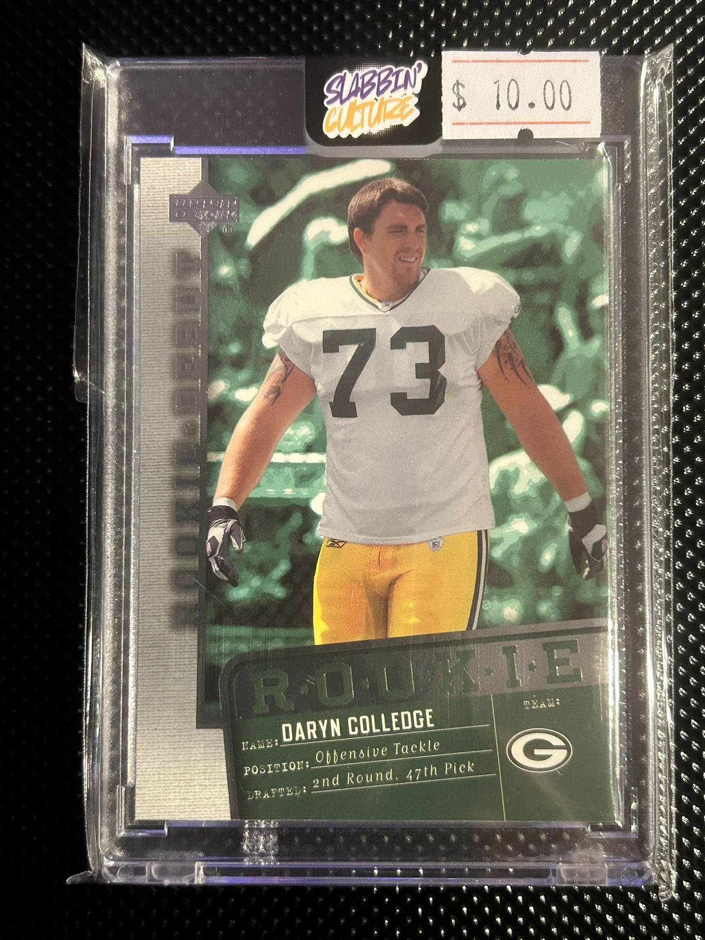 2006 Upper Deck Rookie Debut #136 Daryn Colledge RC Rookie Green Bay Packers (a)