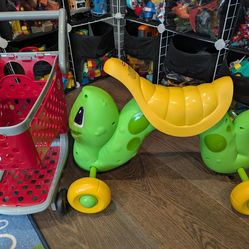 Ride on  preskool bounce n go inchworm and toy target shopping cart