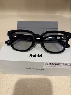 Rokid AI glasses w/custom transition lenses
