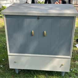 Antique Painted Blanket Chest