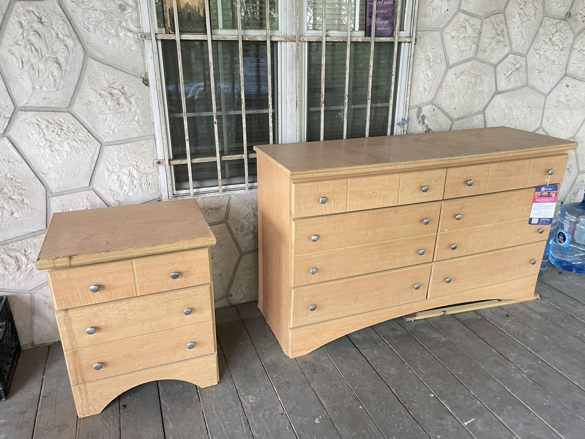 Dresser Mirror & Nightstand