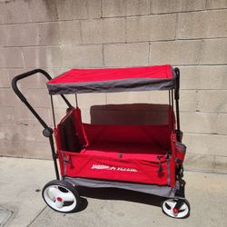 Radio Flyer Double Seat Wagon 
