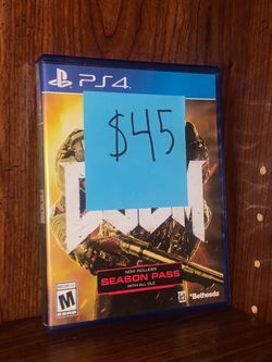 Nice PlayStation 4 & 5 Video Game PS4 PS5 DOOM