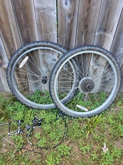 24 inch mountain bike wheels and breaks