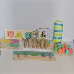 Lovevery Toddler Toy Lot Puzzles Feelings Montessori Learning Tools