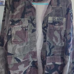 Us Army Jacket/shirt Size Xl Women