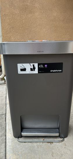 Simple Human 45L trash can