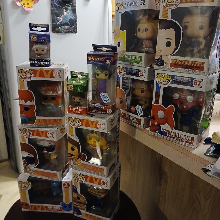 POP! Collectibles Matrix Star Wars McDonalds Peanuts Heman WWE Alien