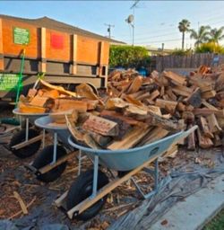 Dry, split firewood ready to burn - available