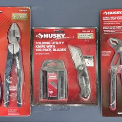 Husky Pliers Tool Lot - $50